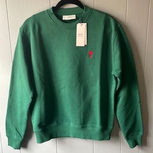 Ami de Coeur Sweatshirt-Green-Unisex- Medium